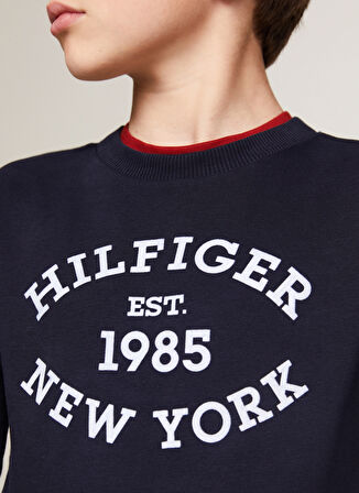 Tommy Hilfiger Baskılı Erkek Lacivert Sweatshırt KB0KB09048DW5