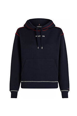 Kadın MDRN REG GBL STP HOODIE Sweatshirt-Lacivert | S