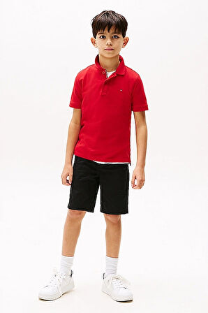Erkek Çocuk Th Polo T-Shirt - Kırmızı | 6 Yaş