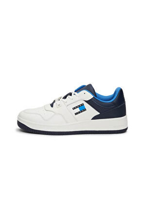Erkek TJM BASKET LEATHER Sneaker-Mavi | 43