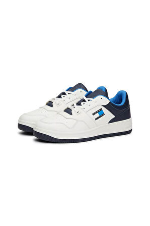 Erkek TJM BASKET LEATHER Sneaker-Mavi | 43