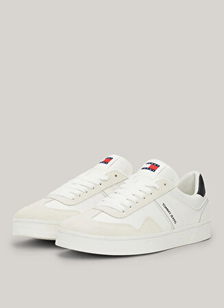 Tommy Hilfiger Beyaz Erkek Sneaker TJM LEATHER RETRO CUPSOLE