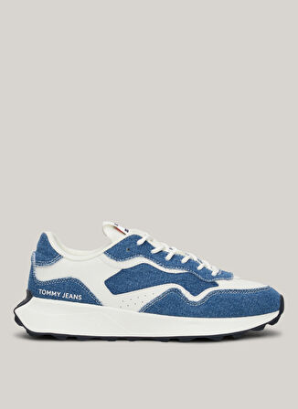 Tommy Hilfiger Beyaz - Mavi Kadın Sneaker EN0EN026550G1