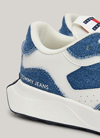 Tommy Hilfiger Beyaz - Mavi Kadın Sneaker EN0EN026550G1