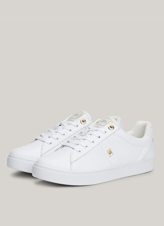Tommy Hilfiger Beyaz Kadın Sneaker FW0FW07999YBS