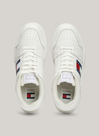 Tommy Hilfiger Beyaz Erkek Sneaker THE BROOKLYN LEATHER