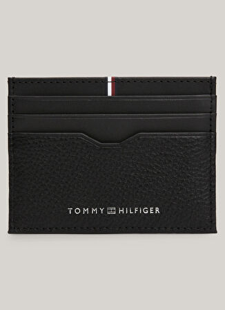 Tommy Hilfiger Siyah Erkek Kartlık TH TRANSIT CC HOLDER