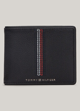 Tommy Hilfiger Siyah Erkek Cüzdan TH CASUAL MINI CC WALLET