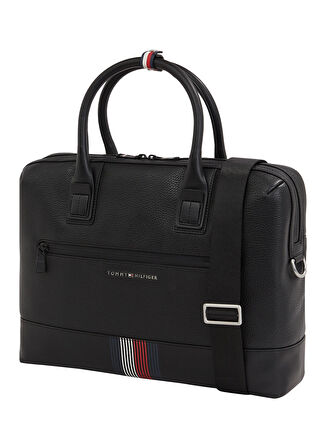 Tommy Hilfiger Siyah Erkek Laptop Çantası TH TRANSIT COMPUTER BAG