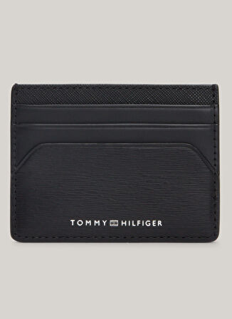 Tommy Hilfiger Siyah Erkek Kartlık TH PLAQUE CC HOLDER