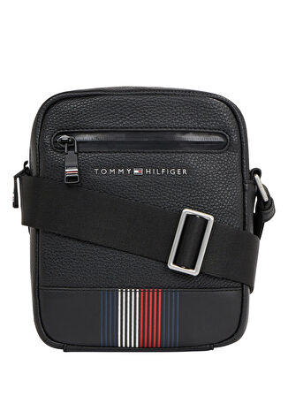 Tommy Hilfiger Siyah Erkek Postacı Çantası TH TRANSIT MINI REPORTER