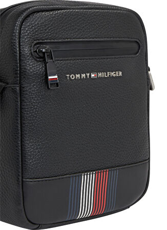 Tommy Hilfiger Siyah Erkek Postacı Çantası TH TRANSIT MINI REPORTER