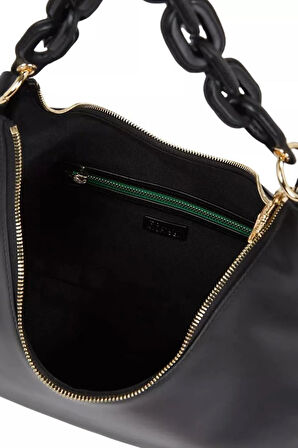 Kadın TH SOFT Leather Omuz Çantası - Siyah | undefined