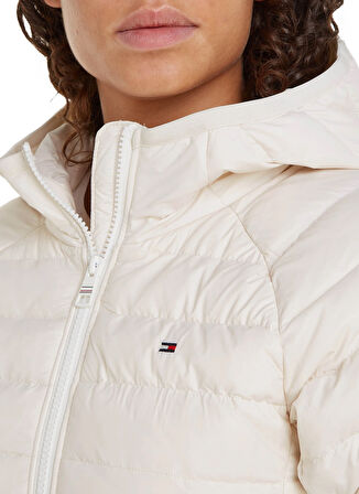 Tommy Hilfiger Beyaz Kadın Şişme Mont SPORTY LW DOWN JACKET