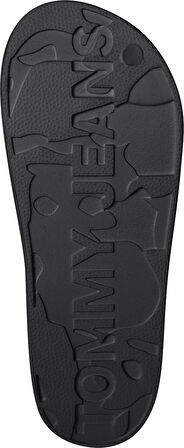 TOMMY HILFIGER TJW PRINTED PU POOL SLIDE Terlik