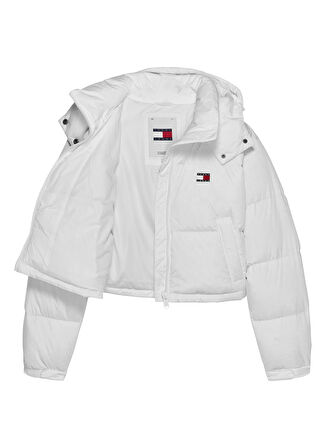 Tommy Jeans Beyaz Kadın Şişme Mont TJW CRP ALASKA PUFFER