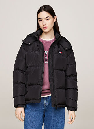 Tommy Jeans Siyah Kadın Şişme Mont TJW ALASKA PUFFER EXT