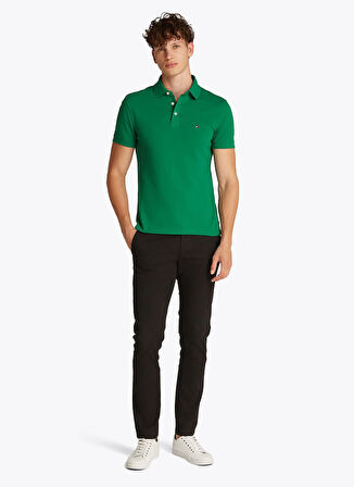 Tommy Hilfiger Yeşil Erkek Polo T-Shirt MW0MW17771L4F