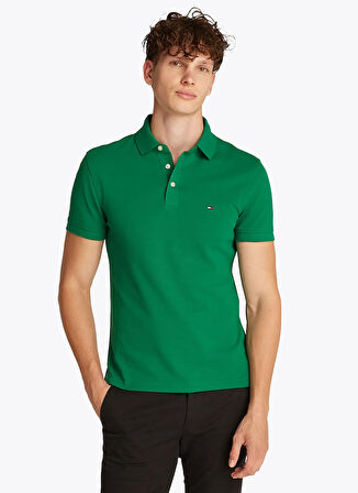 Tommy Hilfiger Yeşil Erkek Polo T-Shirt MW0MW17771L4F