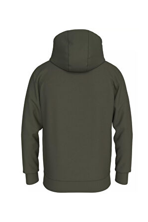 Erkek TJM REG LINEAR LOGO HOODIE EXT Sweatshirt-Haki | S