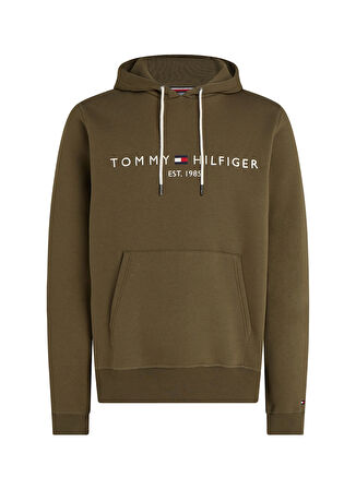 Tommy Hilfiger Kapüşon Yaka Haki Erkek Sweatshırt MW0MW11599RBN