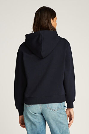 Kadın TH MDRN REG CORP LOGO Sweatshirt - Lacivert | S
