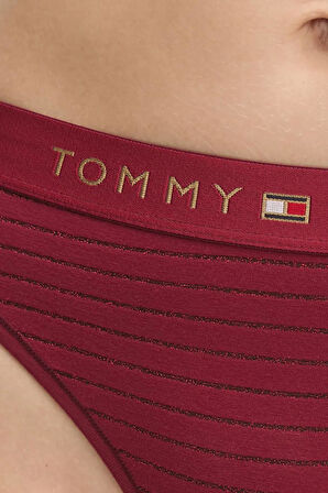 Tommy Hilfiger Kadın Kırmızı Coordinate Brief UW0UW05588 