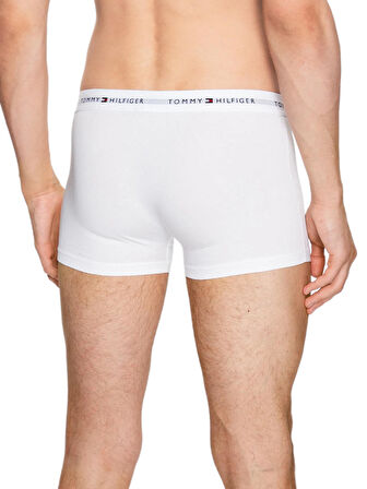 Tommy Hilfiger Erkek 3'lü Beyaz Boxer UM0UM02761 