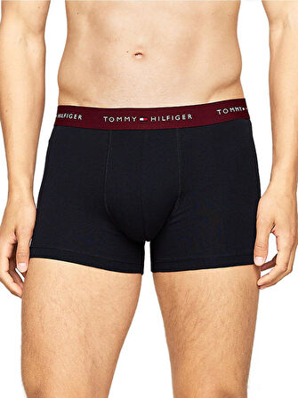 Tommy Hilfiger Erkek Siyah 3'lü Boxer Trunk UM0UM02763 