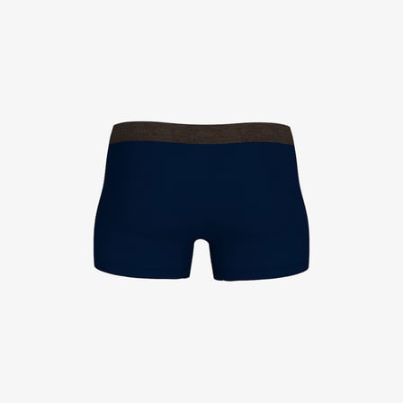 Tommy Hilfiger Trunk 3'lü Erkek Siyah Renkli Bantlı Boxer