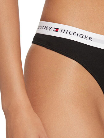 Tommy Hilfiger Kadın Siyah 3'lü Tanga UW0UW05530