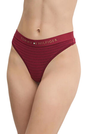 Tommy Hilfiger Kadın Kırmızı Coordinate Thong UW0UW05589 