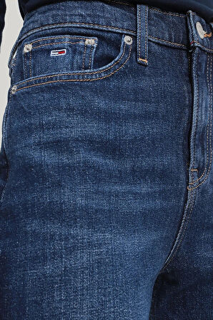 Tommy Jeans IZZIE HGH SLM STR  ANK DH5155 Kadın DENIM Jeans DW0DW195261BK