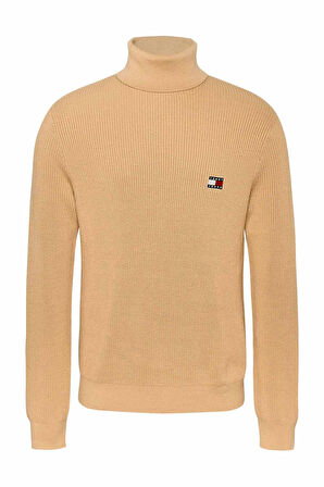 Erkek Boğazlı Kazak - Bej | M