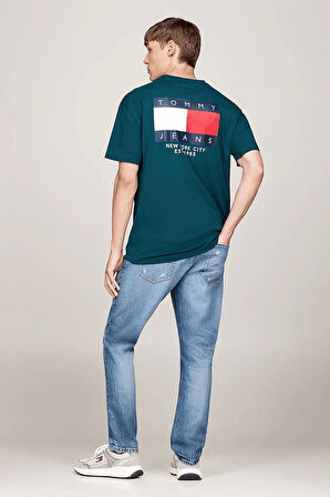 Tommy Jeans Erkek Geri Logolu Yuvarlak Yaka T- shirt