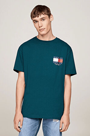 Tommy Jeans Erkek Geri Logolu Yuvarlak Yaka T- shirt