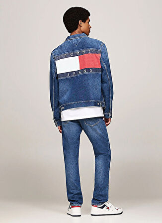 Tommy Jeans Erkek Denim Ceket DM0DM204321ABRYAN RGLR TRCKR DH601