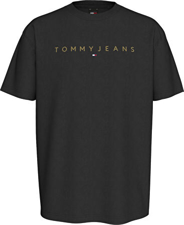 TOMMY HILFIGER TJM REG GOLD LINEAR LOGO TEE EXT T-Shirt