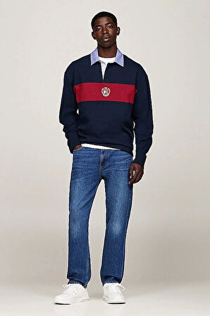 Tommy Jeans DAD JEAN RGLR TPRD CH0152 Erkek DENIM Jeans DM0DM204121BK