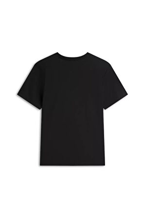 Erkek Th Yuvarlak Yaka T-Shirt - Siyah | XS