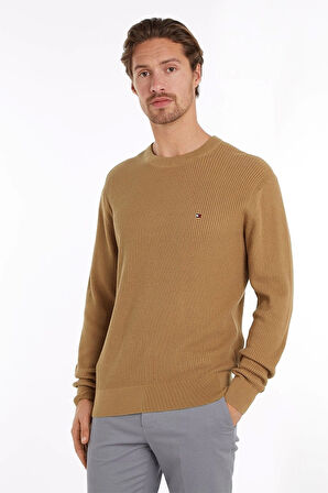Tommy Hilfiger Erkek Kahverengi Kazak