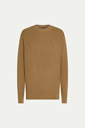 Tommy Hilfiger Erkek Kahverengi Kazak
