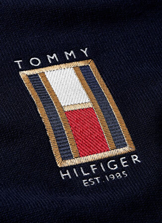 Tommy Hilfiger Bisiklet Yaka Normal Mavi Erkek Kazak MW0MW36529DW5