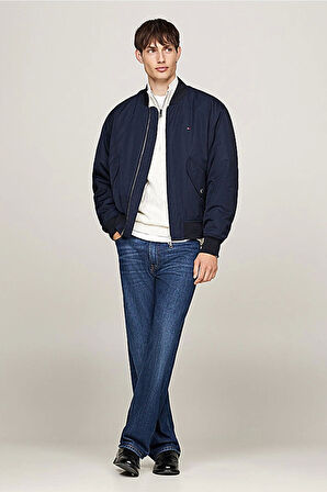 Tommy Hilfiger Erkek Su İtici Lacivert Ceket