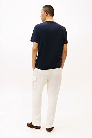 Erkek Th Yuvarlak Yaka T-Shirt - Lacivert | XS