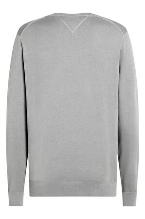 Erkek Düz Renk Kazak - Koyu Haki | XL