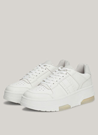 Tommy Hilfiger Krem Kadın Sneaker EN0EN02592P06