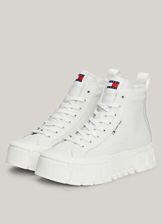 Tommy Hilfiger Beyaz Kadın Sneaker EN0EN02609YBL