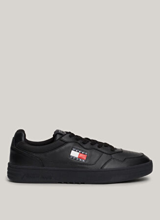 Tommy Hilfiger Siyah Erkek Sneaker (NEW)TJM CUPSOLE LEATHER ESS