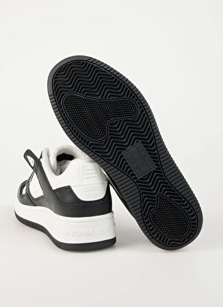 Tommy Hilfiger Beyaz - Siyah Erkek Sneaker TJM BASKET RETRO CUPSOLE WL